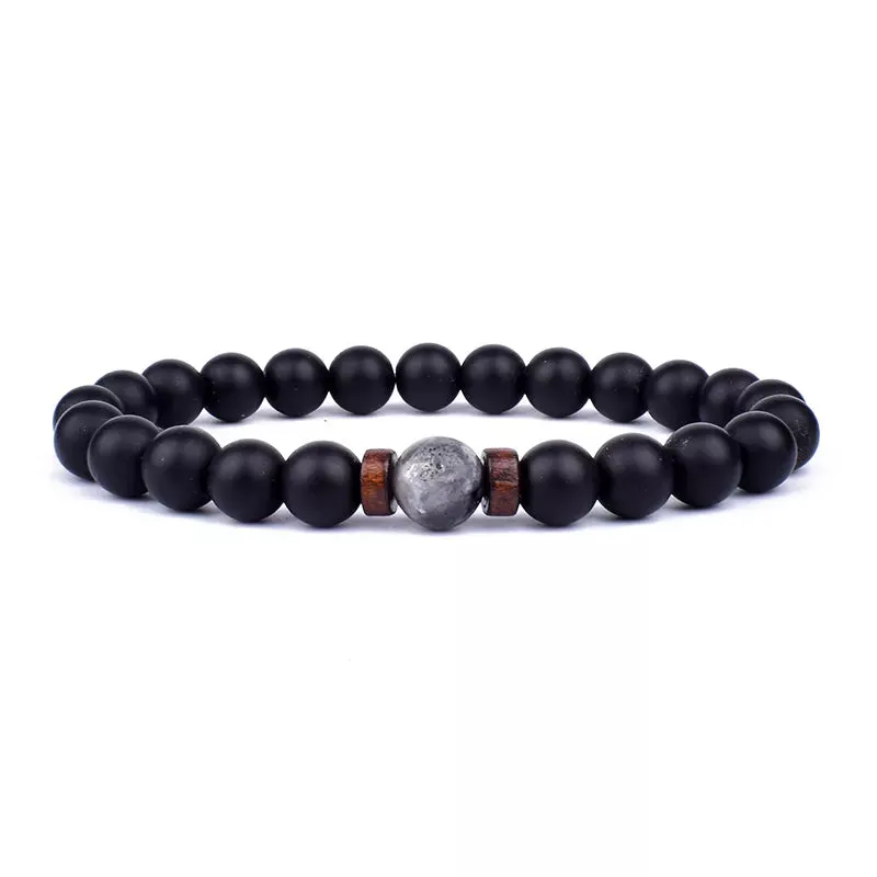 Volcanic Stone Bracelet for Men