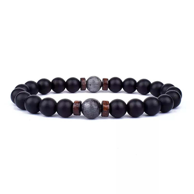 Volcanic Stone Bracelet for Men