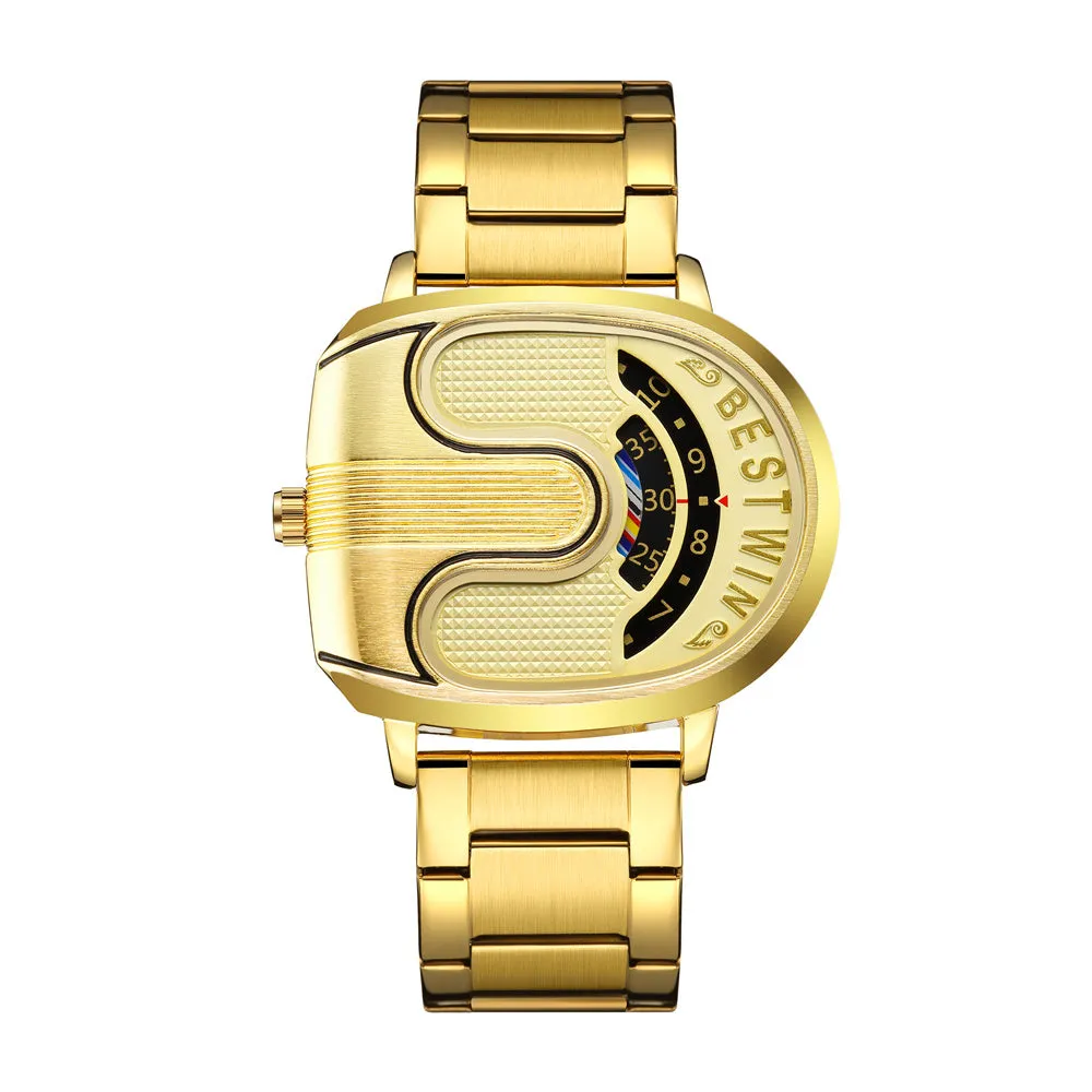Waterproof Multicolor Alloy Quartz Watch