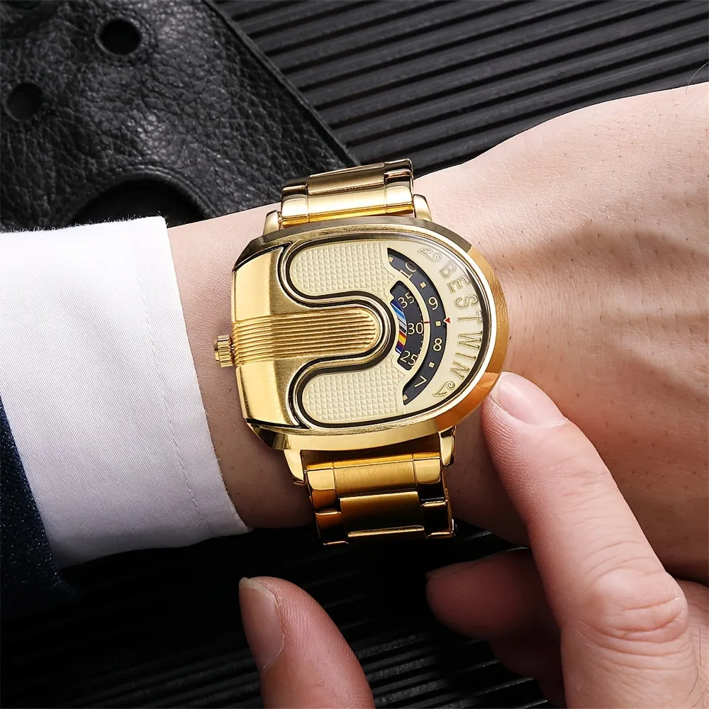 Waterproof Multicolor Alloy Quartz Watch