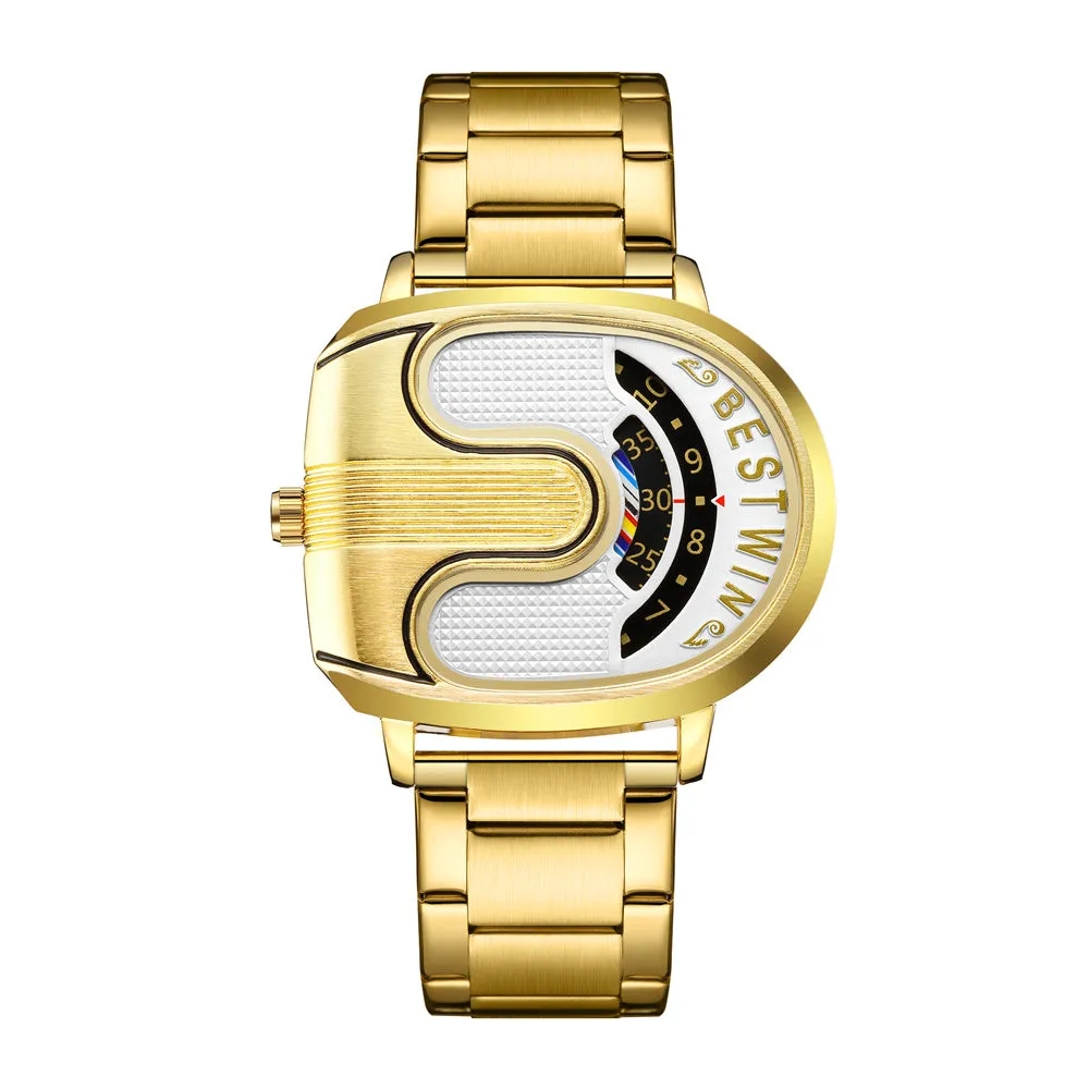 Waterproof Multicolor Alloy Quartz Watch