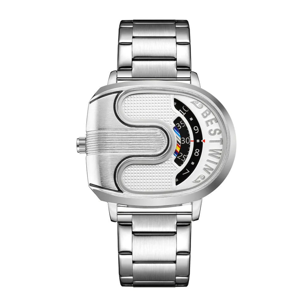 Waterproof Multicolor Alloy Quartz Watch