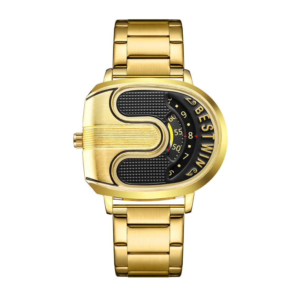 Waterproof Multicolor Alloy Quartz Watch