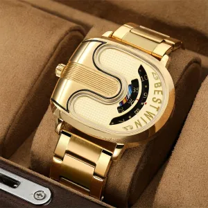 Waterproof Multicolor Alloy Quartz Watch