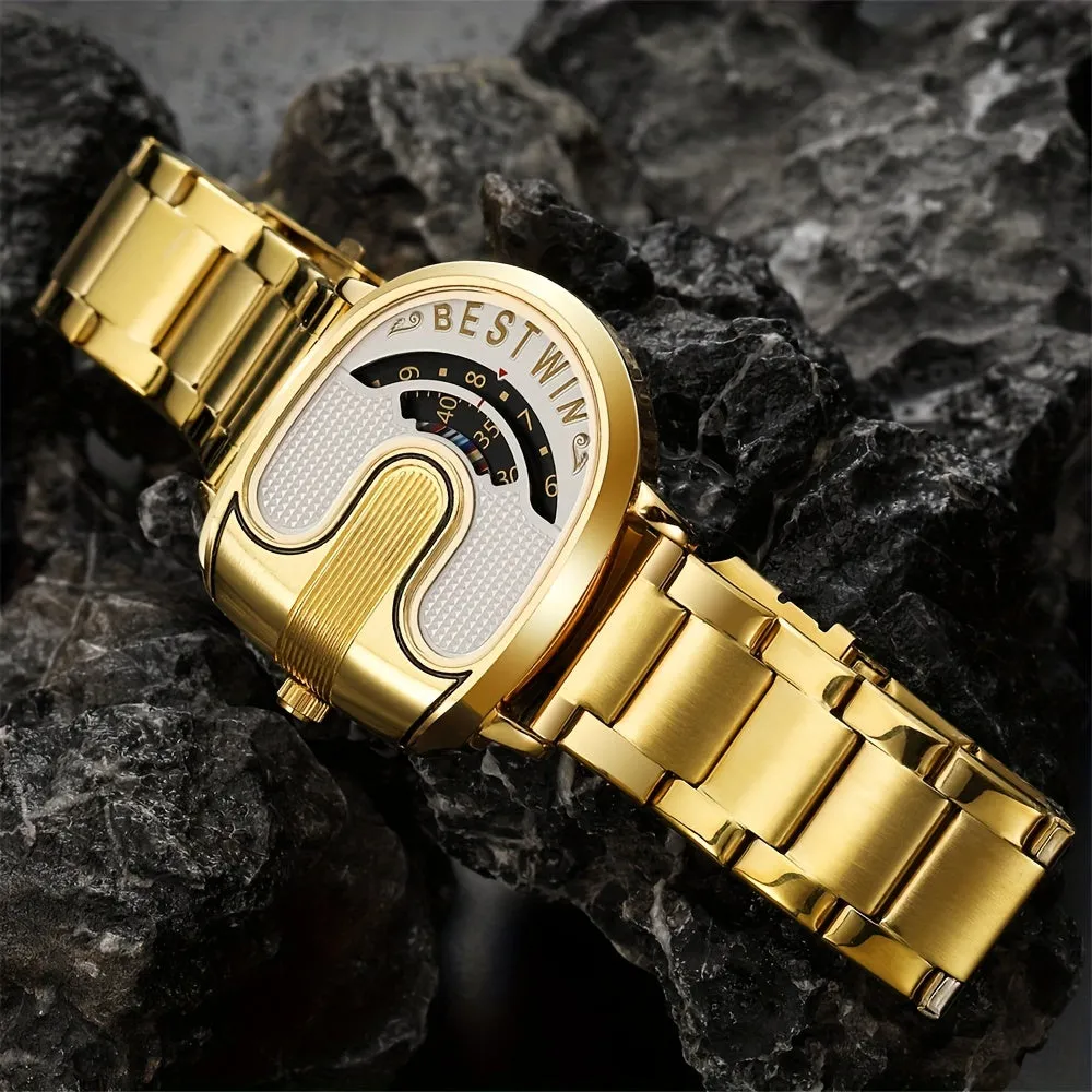 Waterproof Multicolor Alloy Quartz Watch