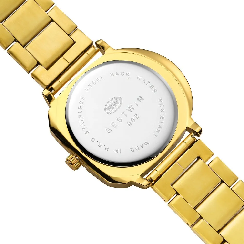 Waterproof Multicolor Alloy Quartz Watch