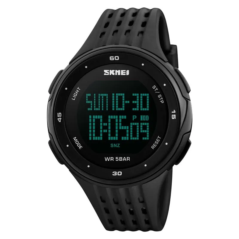 Waterproof Women's Plastic Digital Sport Watch
