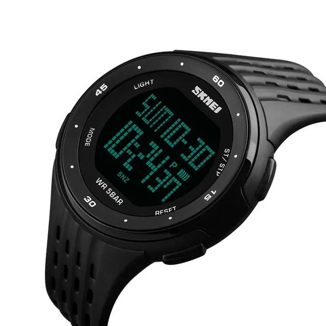 Waterproof Women's Plastic Digital Sport Watch