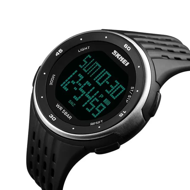 Waterproof Women's Plastic Digital Sport Watch
