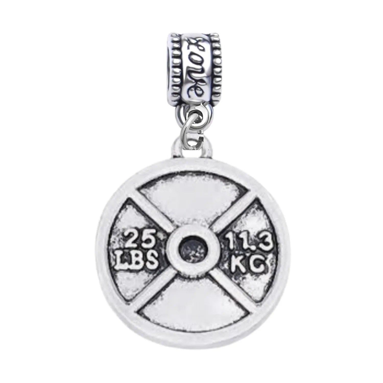 Weight lift Charm Bead - Pick Style