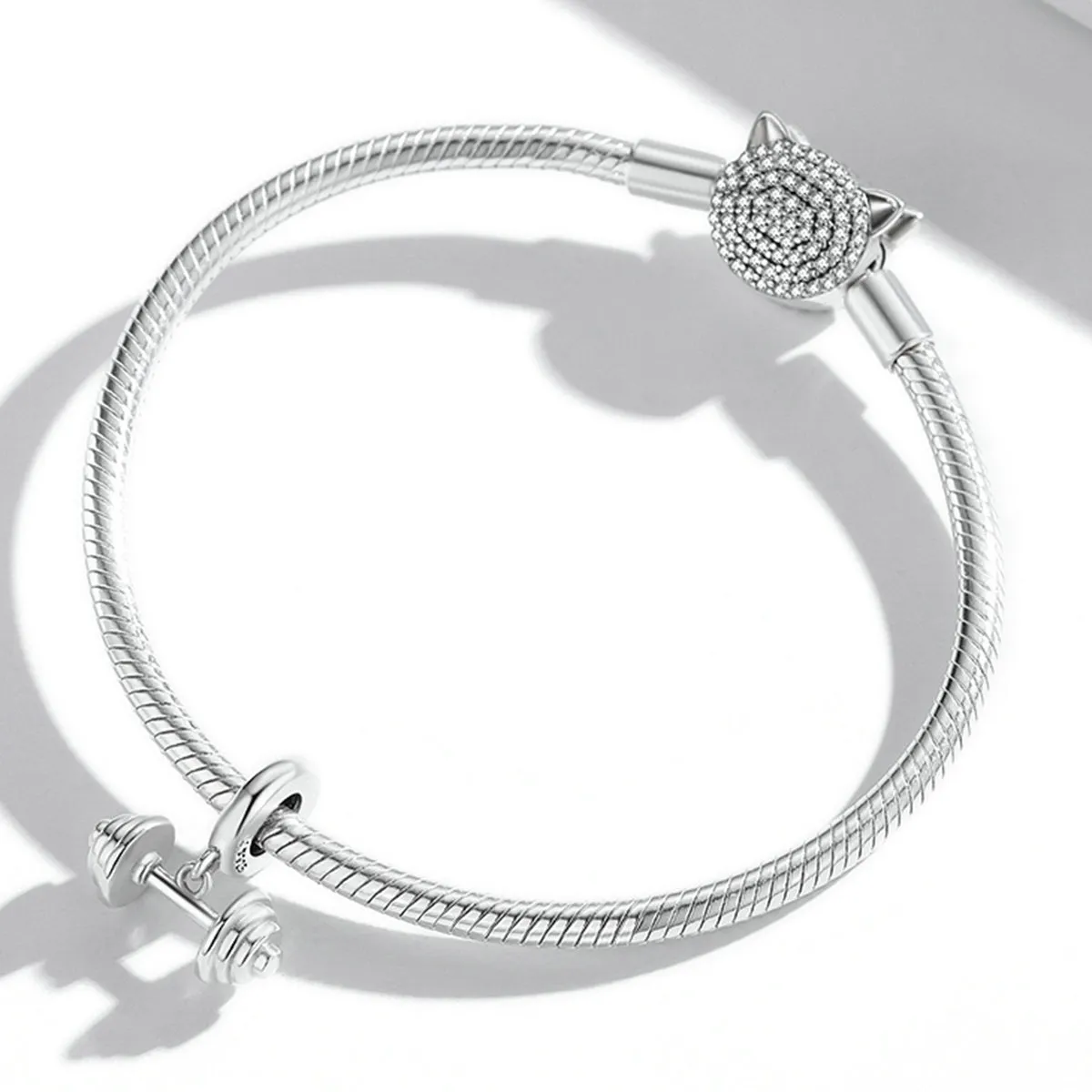 Weightlifting Dangle Charm