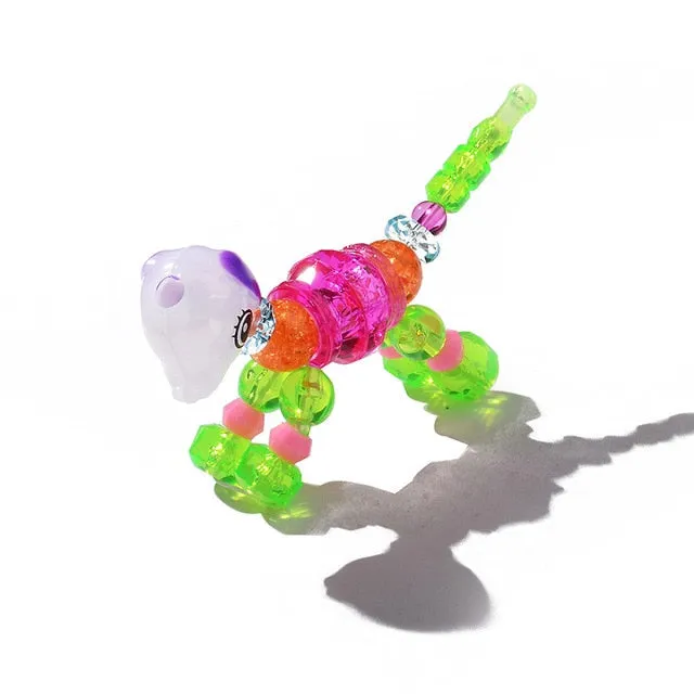 Wholesale Cross border hot toys, deformed animals Bracelet super sprouting surprise twist magic pet DIY children Bracelet bangle
