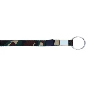 Wholesale Key Ring 3/8" - Olive Camouflage (12 Pack)