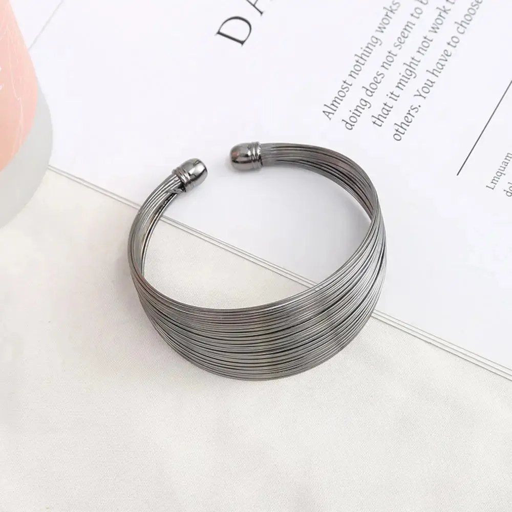 Women Gifts Bracelet Chains Stainless Steel 3 Color Set Bracelets Bangles Accessory Bracelets