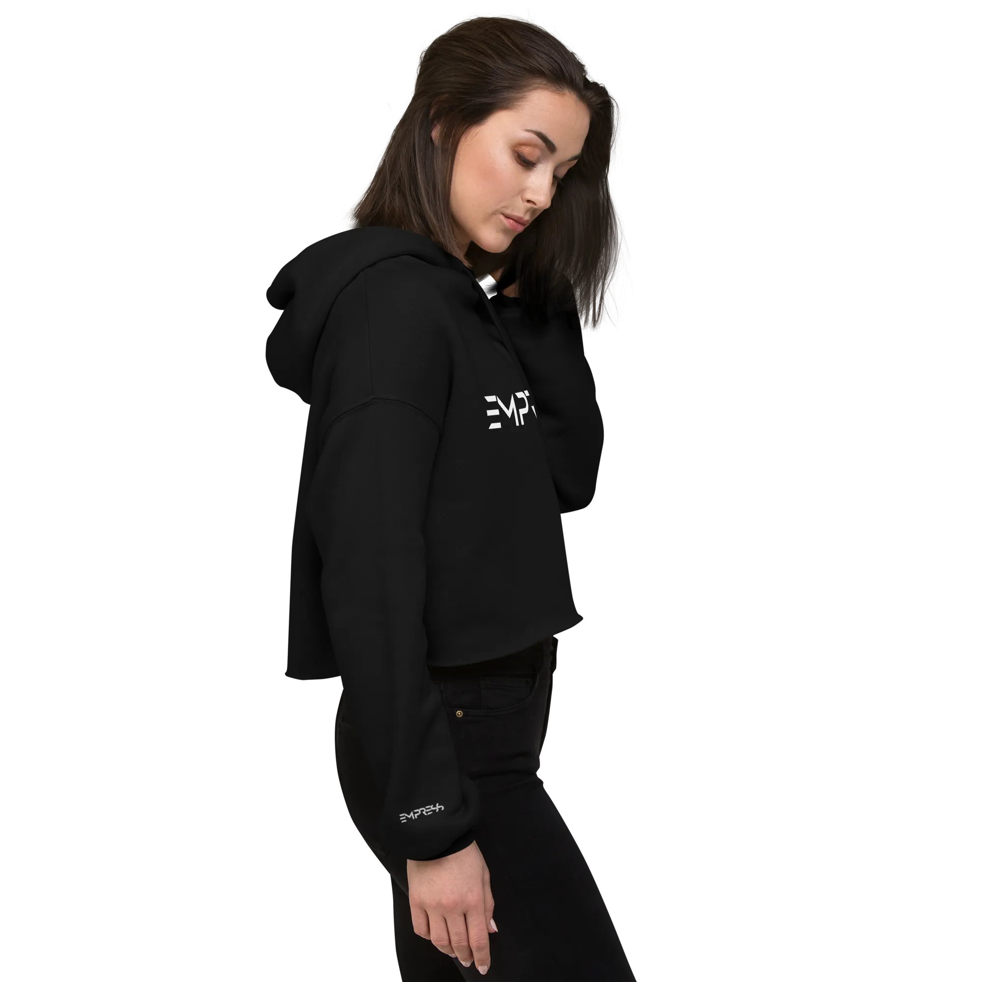 Women’s Crop Sweatshirt Trendy, Comfortable, and Perfect for Athleisure &amp; Casual Wear