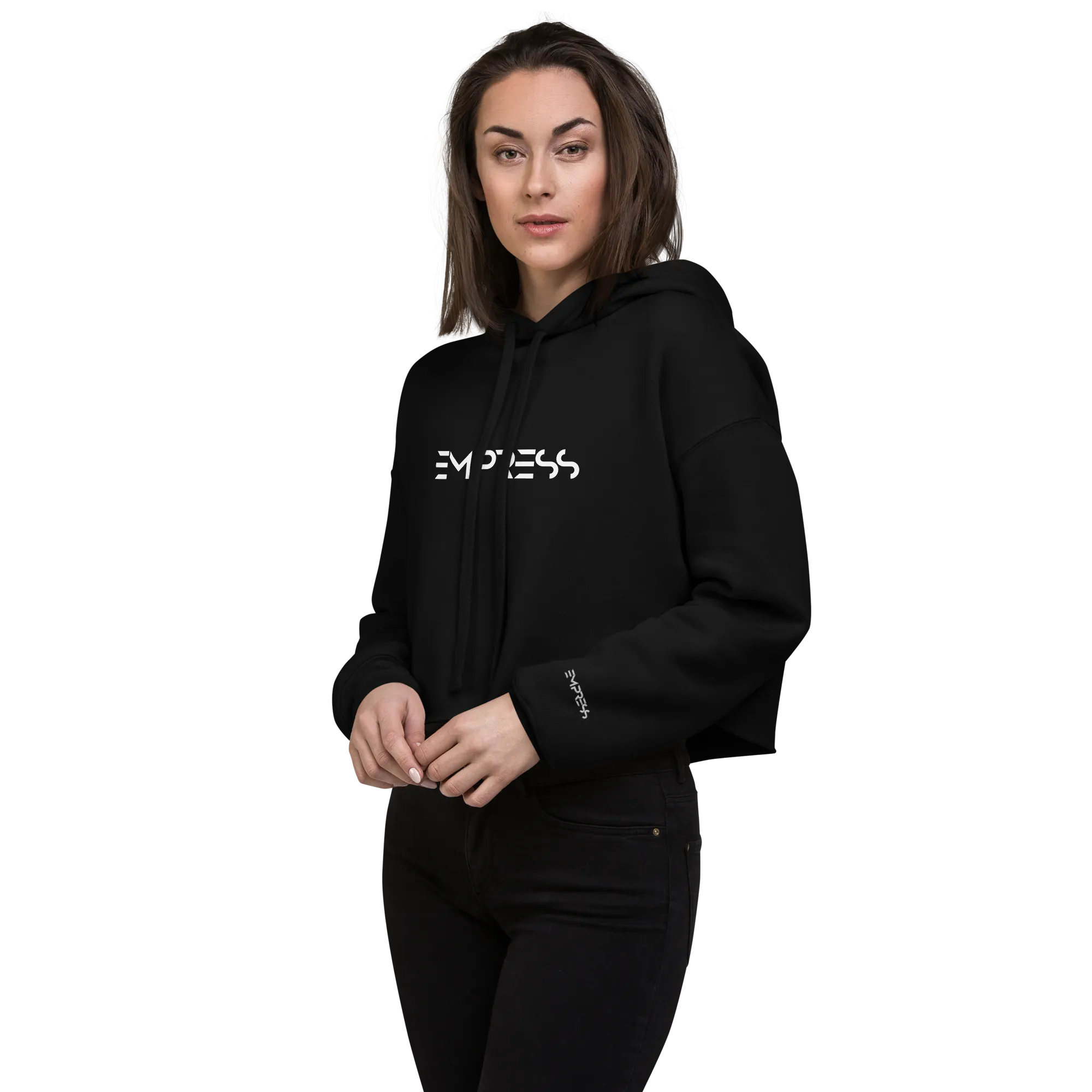 Women’s Crop Sweatshirt Trendy, Comfortable, and Perfect for Athleisure &amp; Casual Wear