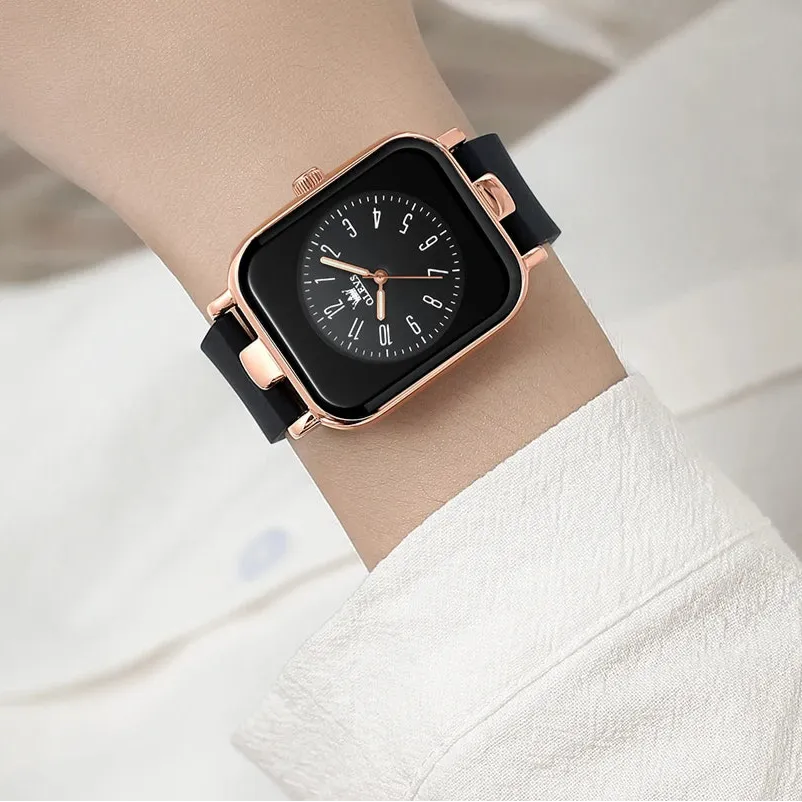 Wristwatch Original Waterproof Silicone Strap Luminous Hands  Style