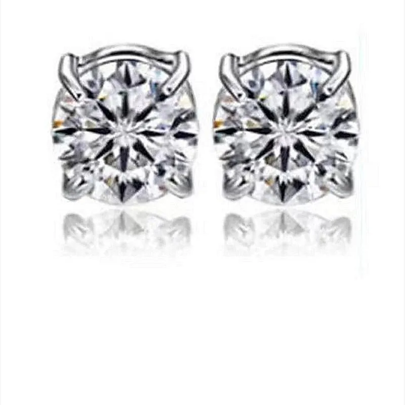 Zircon Magnetic Earring Studs Jewelry