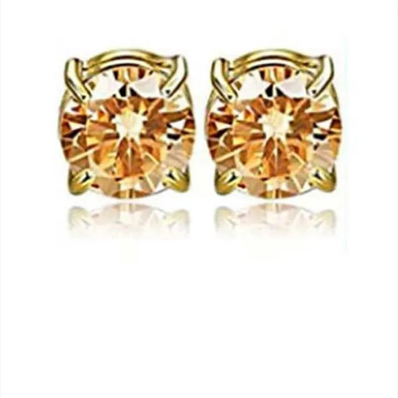 Zircon Magnetic Earring Studs Jewelry