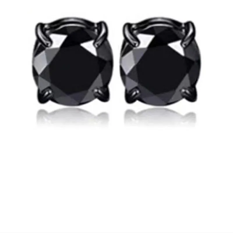 Zircon Magnetic Earring Studs Jewelry